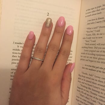 MK Nails & Spa - Full set: Round Acrylics by K, he did great! ($20) - Nail Salons Near Me - Norfolk, Virginia
