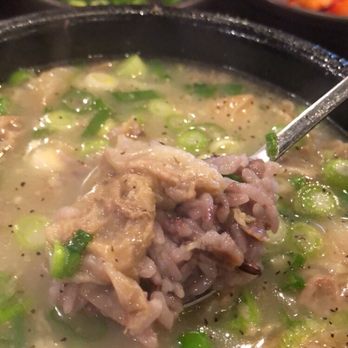 Traditional Korean Beef Soup - Dogani sulungtang. Tastes like tendon? - Korean Near Me - Edmonds, Washington