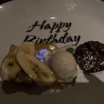 Eddie V's Prime Seafood - Bananas Foster Butter Cake with Butter Pecan Ice Cream - Seafood Near Me - Troy, Michigan Eddie V's Prime Seafood - Bananas Foster Butter Cake with Butter Pecan Ice Cream - Seafood Near Me - Troy, Michigan