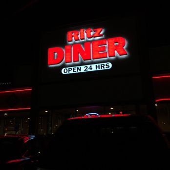 Ritz Diner - The main sign on the building. - Diners Near Me - Philadelphia, Pennsylvania