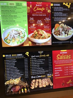 Menu photo 4 Pollo Cabana Greenbelt, MD