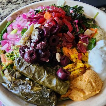 Hummus Republic - Bowl with Dolma - Mediterranean Near Me - Burbank, California Hummus Republic - Bowl with Dolma - Mediterranean Near Me - Burbank, California