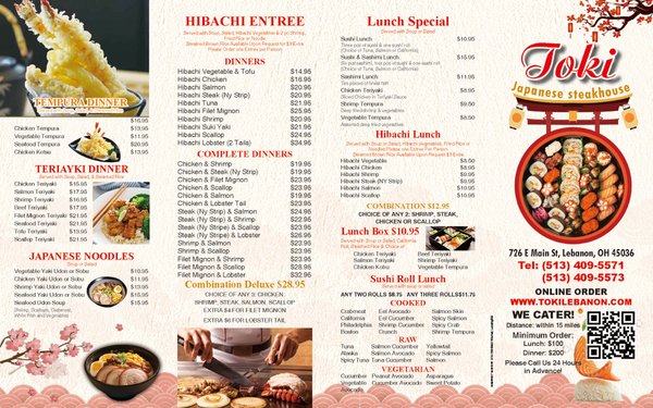 Menu photo 1 Toki Lebanon, OH Menu photo 1 Toki Lebanon, OH