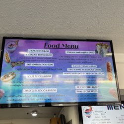 Whale of a Cone - Menu