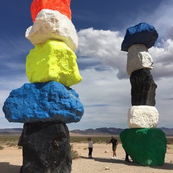 Seven Magic Mountains - Public Art Near Me - Las Vegas, Nevada Seven Magic Mountains - Public Art Near Me - Las Vegas, Nevada