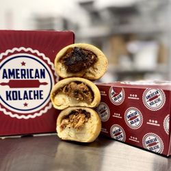 American Kolache - Shigs In Pit smoked meats in our soft dough. More than the sum of their parts!