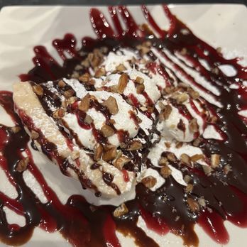 Baumhower's Victory Grille - Troy - Pecan Fudge Pie we actually got. - Sports Bars Near Me - Troy, Alabama