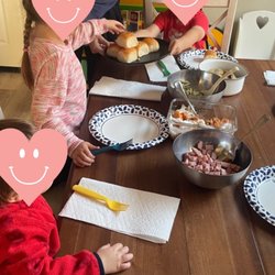 Wonder Woods Early Education - Holiday feast. Learning to prepare and eat new foods!!