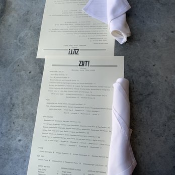 Zut On Fourth - Menú... - Mediterranean Near Me - Berkeley, California