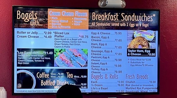 Menu photo 2 Life's A Bagel Las Vegas, NV