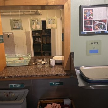 Casa De Luz - How to return your dishes after you eat - Vegan Near Me - Austin, Texas