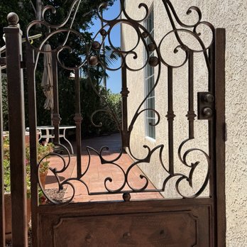 Continental Custom Iron - Side gate. So exquisite! - Metal Fabricators Near Me - San Diego, California