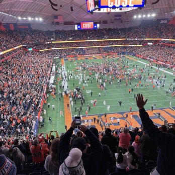 JMA Wireless Dome - Rushing the field!! - Stadiums & Arenas Near Me - Syracuse, New York
