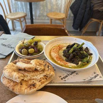 Fortuna - Mushroom Hummus - Middle Eastern Near Me - New York, New York