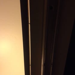 Lowe's Home Improvement - Trim yanked off the wall