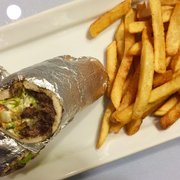 Photo of Zara Afghan Cuisine - Sacramento, CA, United States. Kofta (ground beef) wrap