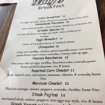 Laly's Restaurant - Breakfast menu - New American Near Me - Jackson Heights, New York Laly's Restaurant - Breakfast menu - New American Near Me - Jackson Heights, New York