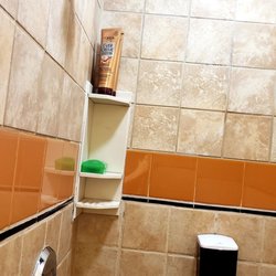 TA Travel Center - Showers were small, but very clean!