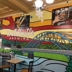Firewhistle Brewing - Super cool mural in the taproom