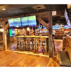 Inside Noc Noc Wood. Pizza & Bar. Carpentersville IL.Nice Clean & Cozy! Cool!