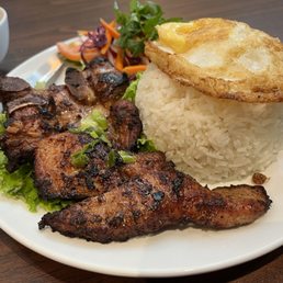 V1. Pork chop with rice