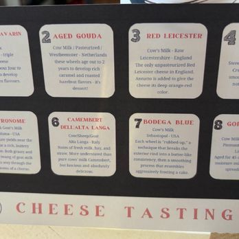 Petaluma Cheese Shop - Cheese tasting descriptions - Wine Tasting Room Near Me - Petaluma, California