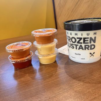 Super Chix - My sauces and a pint of vanilla custard - Chicken Shop Near Me - Riverton, Utah Super Chix - My sauces and a pint of vanilla custard - Chicken Shop Near Me - Riverton, Utah