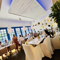 Yamas Greek Kitchen + Bar - Part of the inside dining area