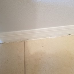 Sloppy, sloppy caulking. Sloppy, sloppy caulking.
