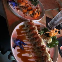 SHRIMP TEMPURA ROLL YUMMY ROLL Food was good came out quick, nice clean environment, lovely and attentive staff
