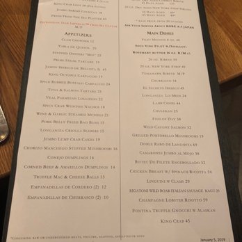 Vin'us - raw bar selection, appetizers, main dishes, aged steaks - Wine Bars Near Me - San Juan, Puerto Rico