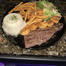 The churrasco with added shrimp! Wow The churrasco with added shrimp! Wow
