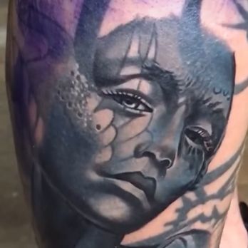 Swae Tattoos - Leg coverup - Tattoo Near Me Swae Tattoos - Leg coverup - Tattoo Near Me