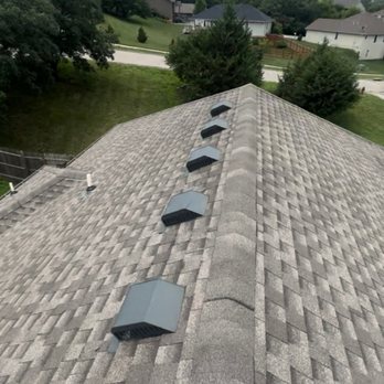 Quality Roofing - New roof installation, asphalt shingles, roof ventilation, residential roofing project - Roofing Near Me - Manhattan, Kansas