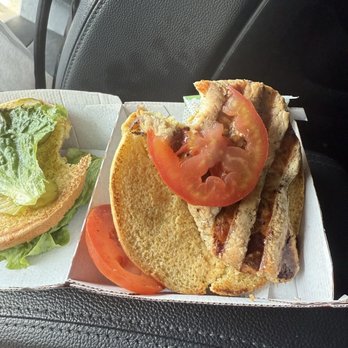 Chick-fil-A - Doesn't even cover the bun - Fast Food Near Me - Rancho Cucamonga, California