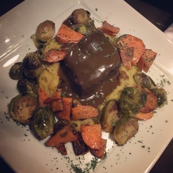 Townies Grill - I could have licked my plate clean. Braised short rib with butternut squash mash and veggies. Yum! - New American Near Me - Wausau, Wisconsin