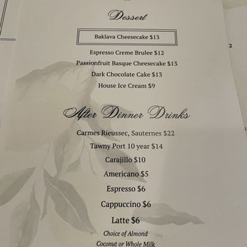 Lemon & Thyme - Dessert Menu - New American Near Me - Costa Mesa, California Lemon & Thyme - Dessert Menu - New American Near Me - Costa Mesa, California