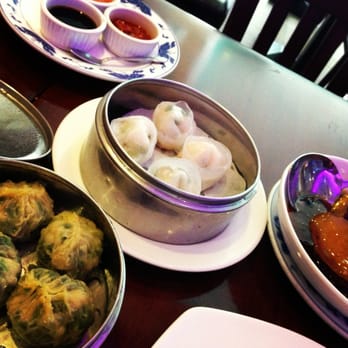 Cafe Evergreen - Dim sum! Chive/pork dumpling, cilantro shrimp dumpling and eggplant / shrimp sandwich. - Chinese Near Me - New York, New York Cafe Evergreen - Dim sum! Chive/pork dumpling, cilantro shrimp dumpling and eggplant / shrimp sandwich. - Chinese Near Me - New York, New York