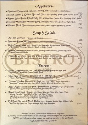 Menu photo 6 Bistro Restaurant & Bar Cannon Beach, OR Menu photo 6 Bistro Restaurant & Bar Cannon Beach, OR