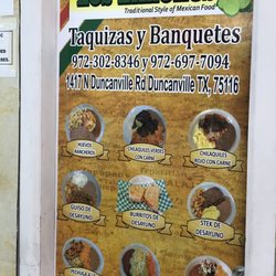 Taqueria Los Limones - Es el menú