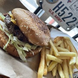 Fries were great burger sucked.