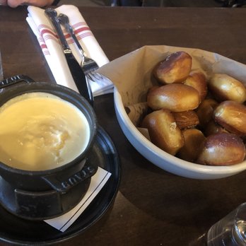 Culinary Dropout - Soft Pretzels & Provolone Fondue - New American Near Me - Austin, Texas Culinary Dropout - Soft Pretzels & Provolone Fondue - New American Near Me - Austin, Texas