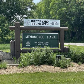 Menomonee Park - The entry sign - Parks Near Me - Menomonee Falls, Wisconsin