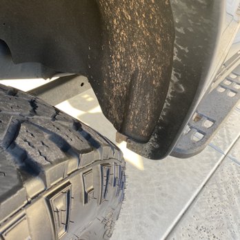 Cobblestone Auto Spa - Muddy wheel wells - Car Wash Near Me - Mesa, Arizona