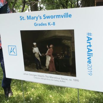 Art Alive - Signs showed the original painting. - Festivals Near Me - Buffalo, New York Art Alive - Signs showed the original painting. - Festivals Near Me - Buffalo, New York
