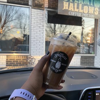 Steamy Hallows - a person holding a cup of coffee - Coffee & Tea Near Me - Kingston, Pennsylvania Steamy Hallows - a person holding a cup of coffee - Coffee & Tea Near Me - Kingston, Pennsylvania