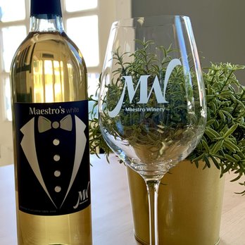 Maestro Winery - a glass of wine and a bottle of wine - Beer, Wine & Spirits Near Me - St. Augustine, Florida