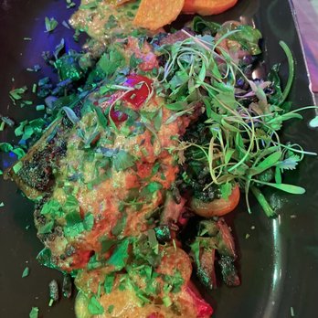 Coya Peruvian Secret - Squid ink risotto with Maui maui - Peruvian Near Me - Del Mar, California Coya Peruvian Secret - Squid ink risotto with Maui maui - Peruvian Near Me - Del Mar, California