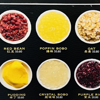 Higher - So many amazing toppings especially peach gum and taro balls!!! - Bubble Tea Near Me - Toronto, Ontario