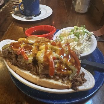 The Desoto Grill - Brisket cheese steak - Barbeque Near Me - Kalispell, Montana The Desoto Grill - Brisket cheese steak - Barbeque Near Me - Kalispell, Montana
